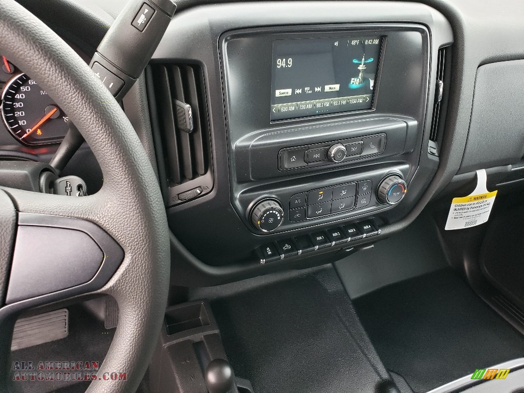 2019 Silverado 2500HD Work Truck Double Cab 4WD Chassis - Summit White / Dark Ash/Jet Black photo #10