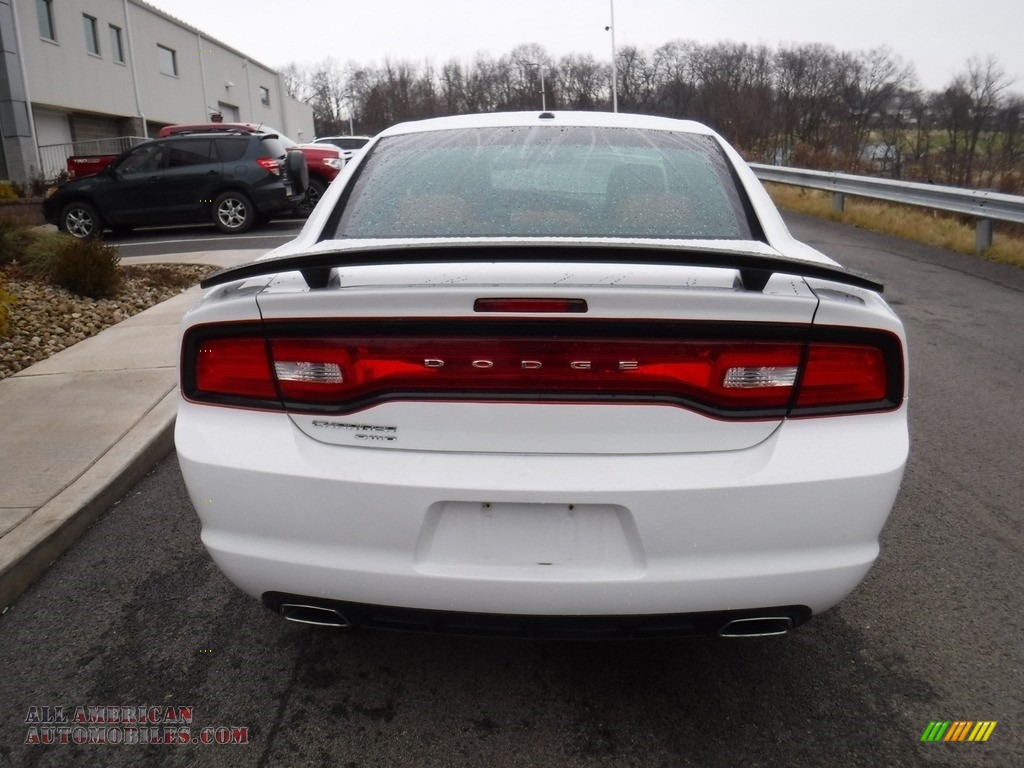 2013 Charger SXT AWD - Bright White / Black/Red photo #10