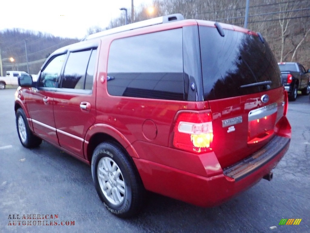 2014 Expedition Limited 4x4 - Ruby Red / Charcoal Black photo #5