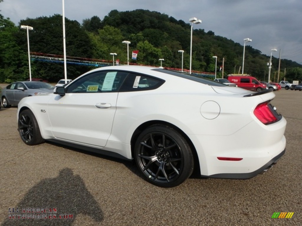 2019 Mustang GT Premium Fastback - Oxford White / Ebony photo #4