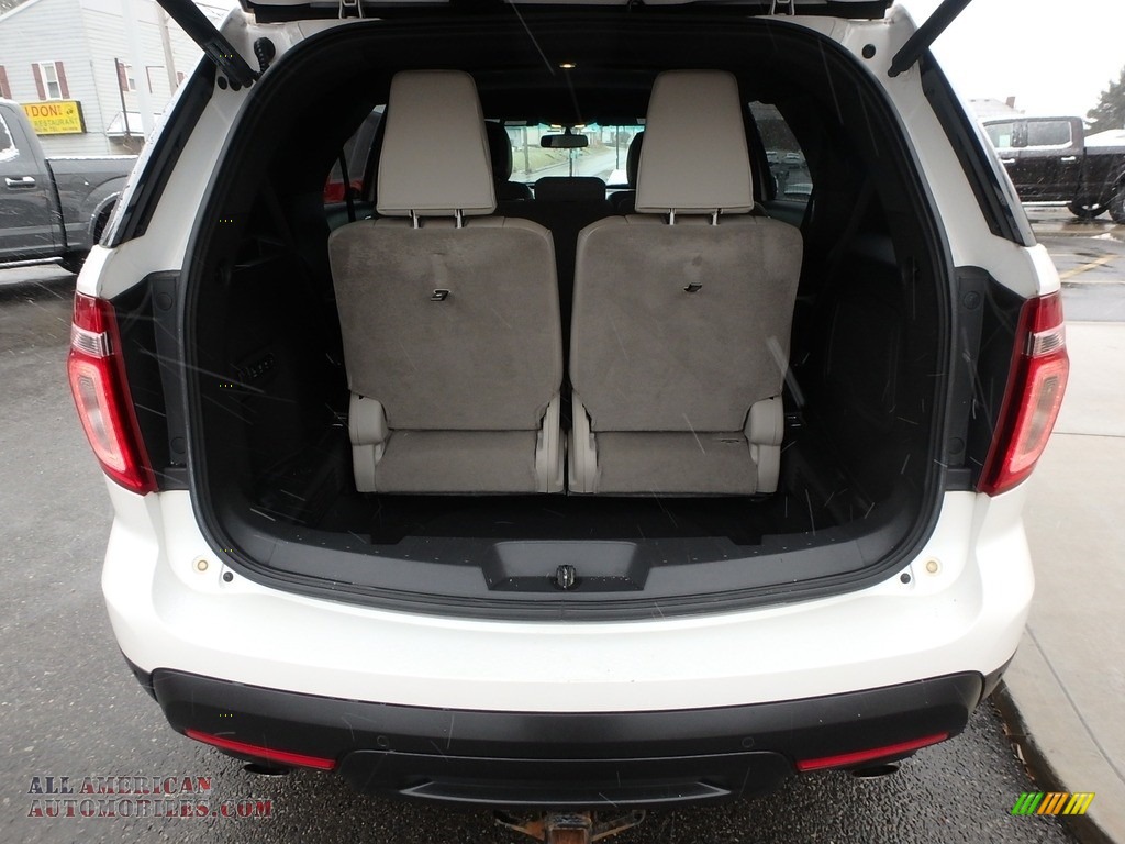 2012 Explorer Limited 4WD - White Platinum Tri-Coat / Medium Light Stone photo #7