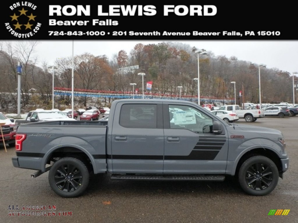 Abyss Gray / Sport Black/Red Ford F150 XLT Sport SuperCrew 4x4