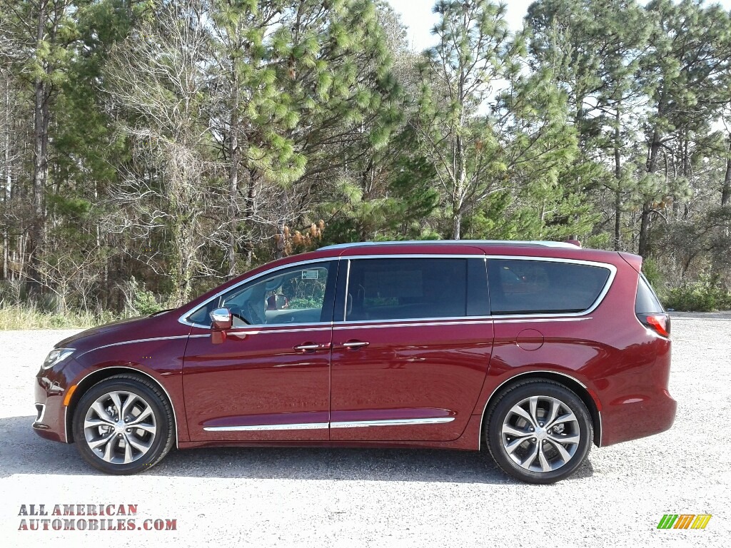 2019 Pacifica Limited - Velvet Red Pearl / Black/Alloy photo #2