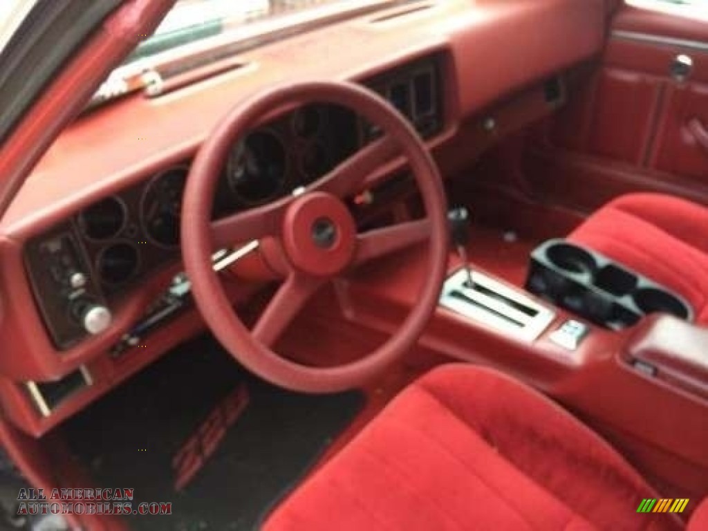1980 Camaro Z28 Sport Coupe - Black / Carmine Red photo #2