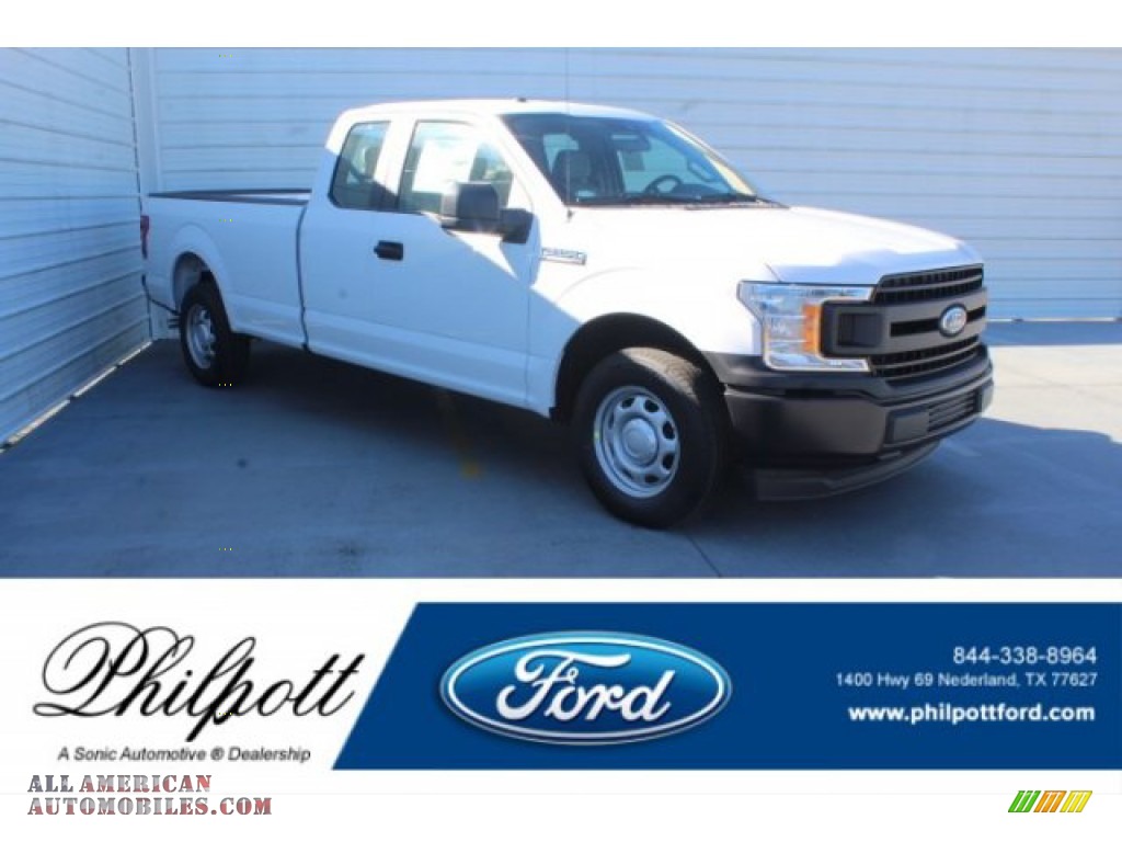Oxford White / Earth Gray Ford F150 XLT SuperCab