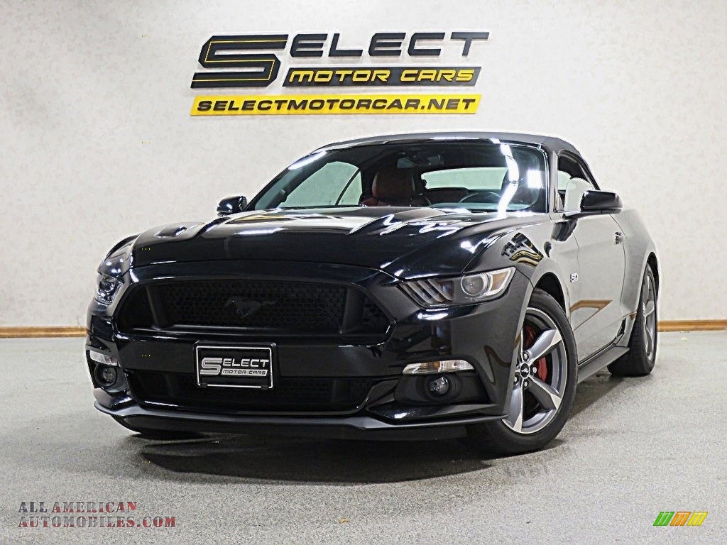 2016 Mustang GT Premium Convertible - Shadow Black / Red Line photo #10