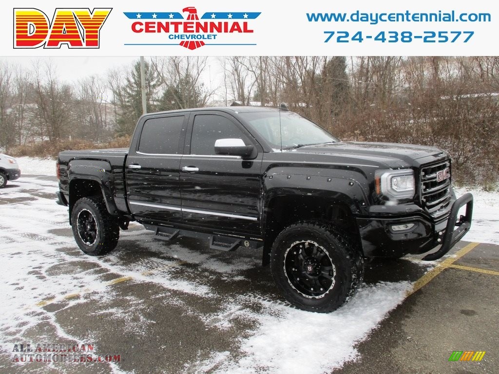 Onyx Black / Jet Black GMC Sierra 1500 SLT Crew Cab 4WD