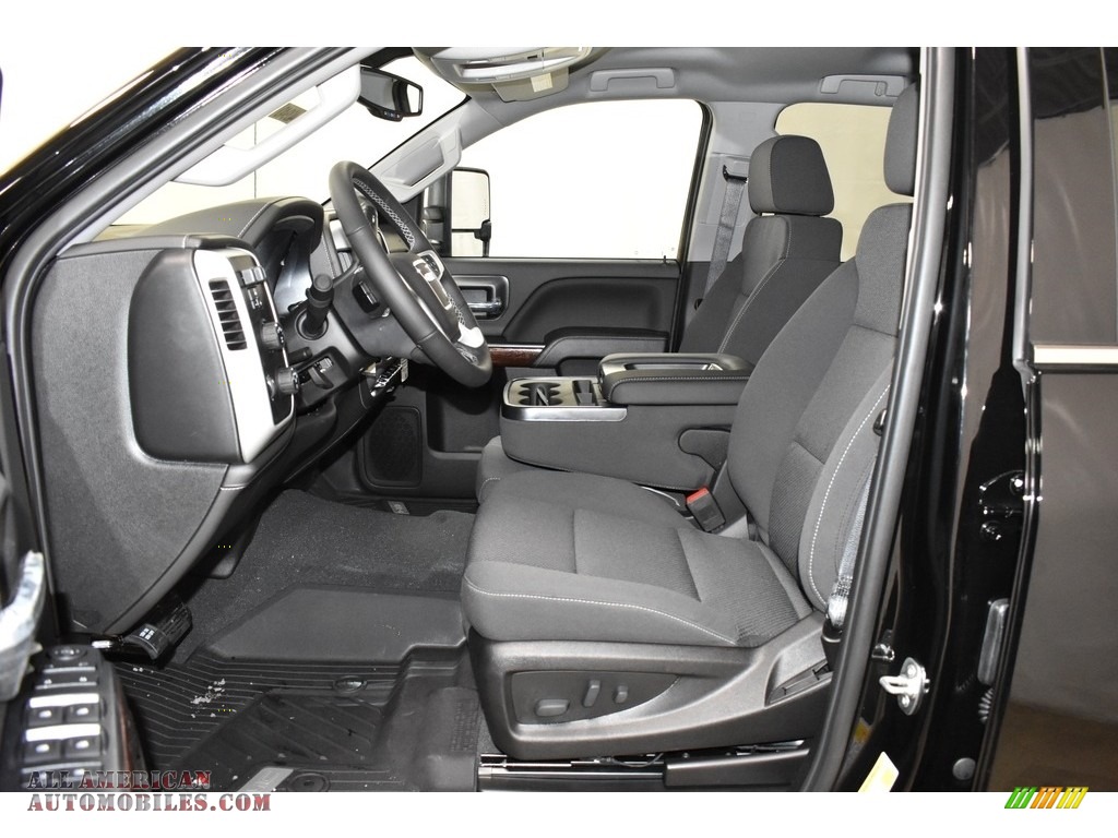 2019 Sierra 2500HD SLE Double Cab 4WD - Onyx Black / Jet Black photo #6