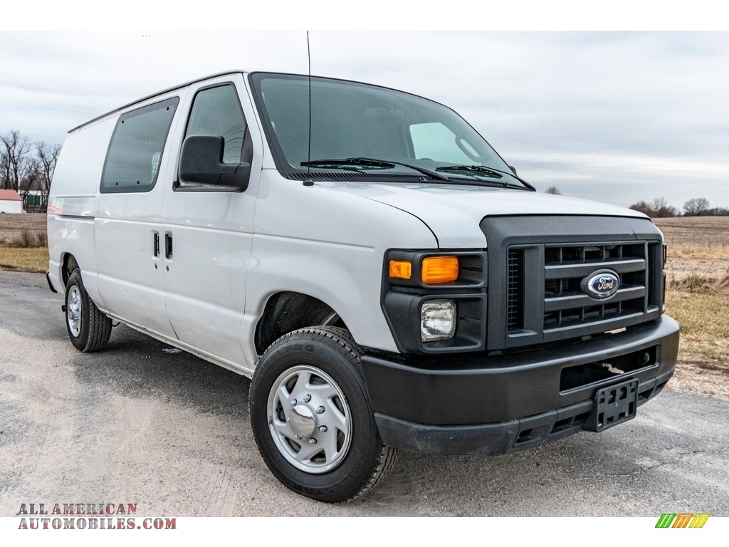 2012 E Series Van E150 Cargo - Oxford White / Medium Flint photo #1