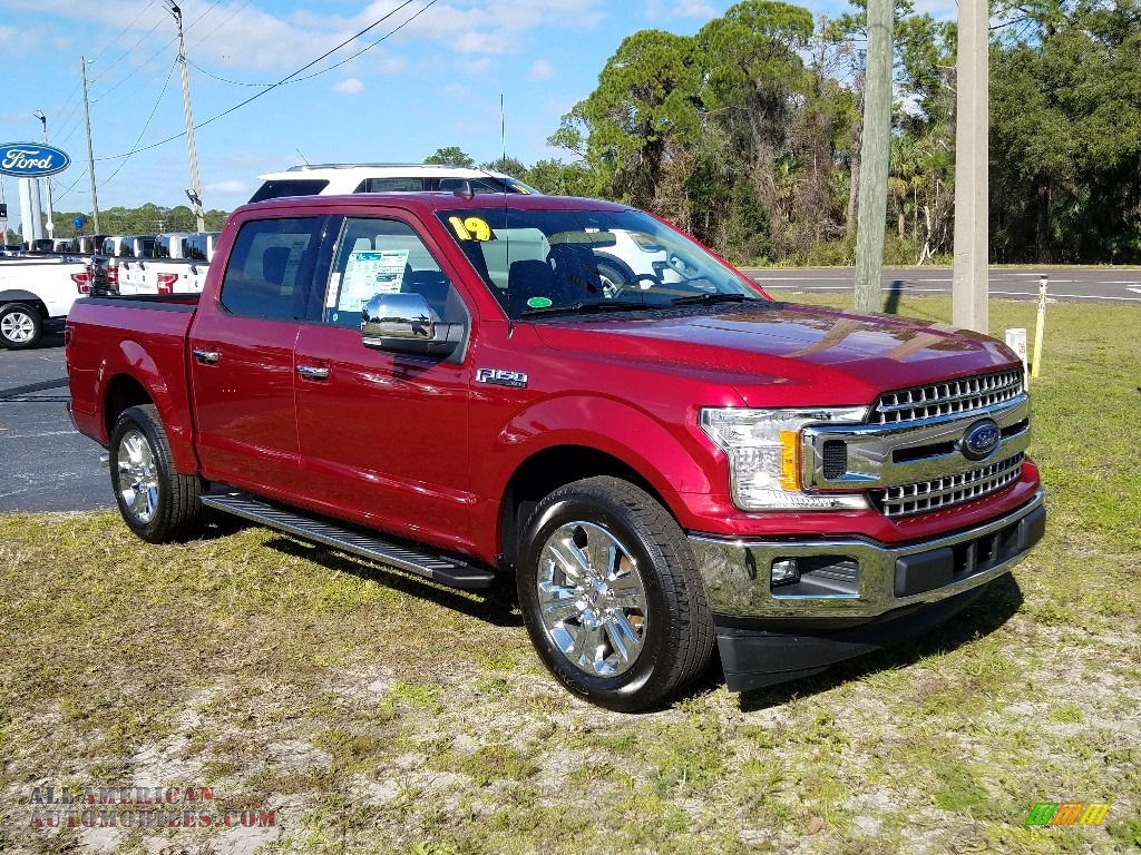 2019 F150 XLT SuperCrew - Ruby Red / Earth Gray photo #7