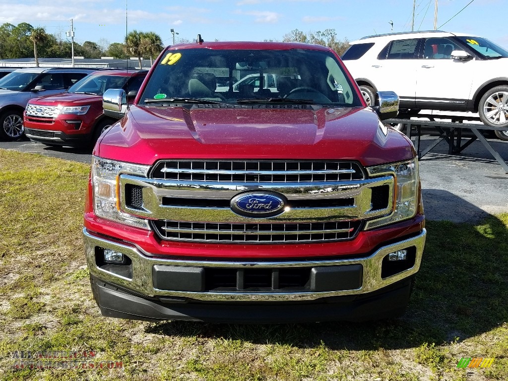 2019 F150 XLT SuperCrew - Ruby Red / Earth Gray photo #8