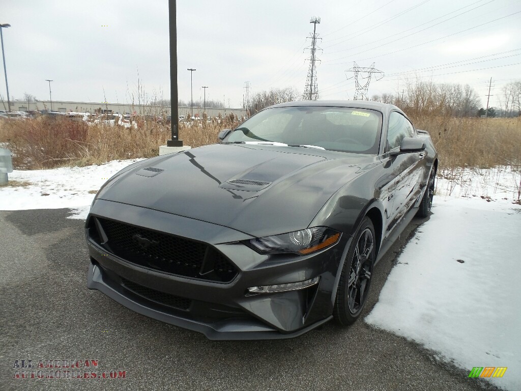 2019 Mustang GT Fastback - Magnetic / Ebony photo #1