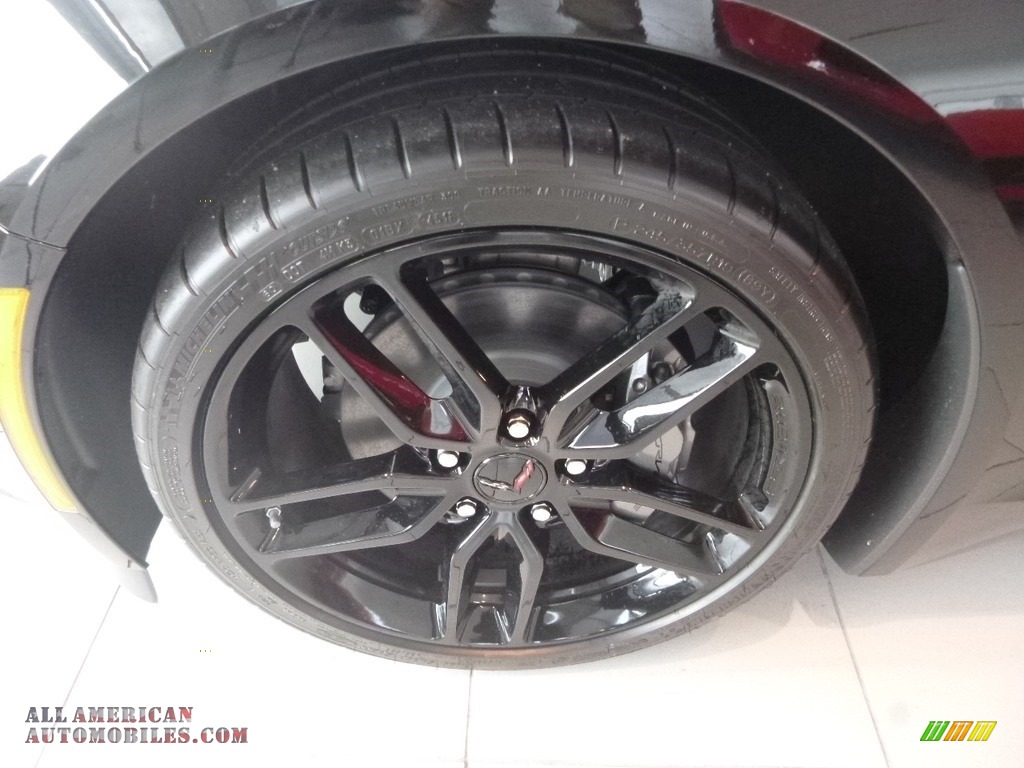 2019 Corvette Stingray Coupe - Black / Adrenaline Red photo #2
