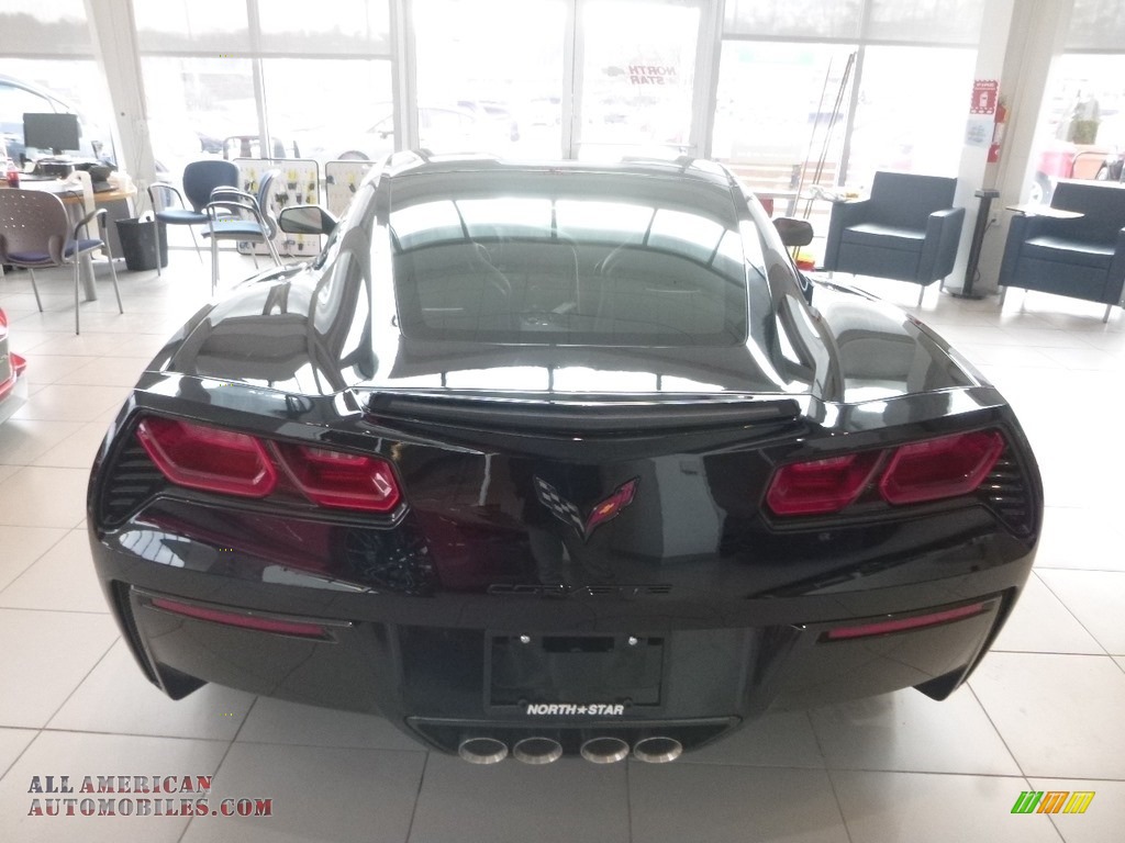 2019 Corvette Stingray Coupe - Black / Adrenaline Red photo #4