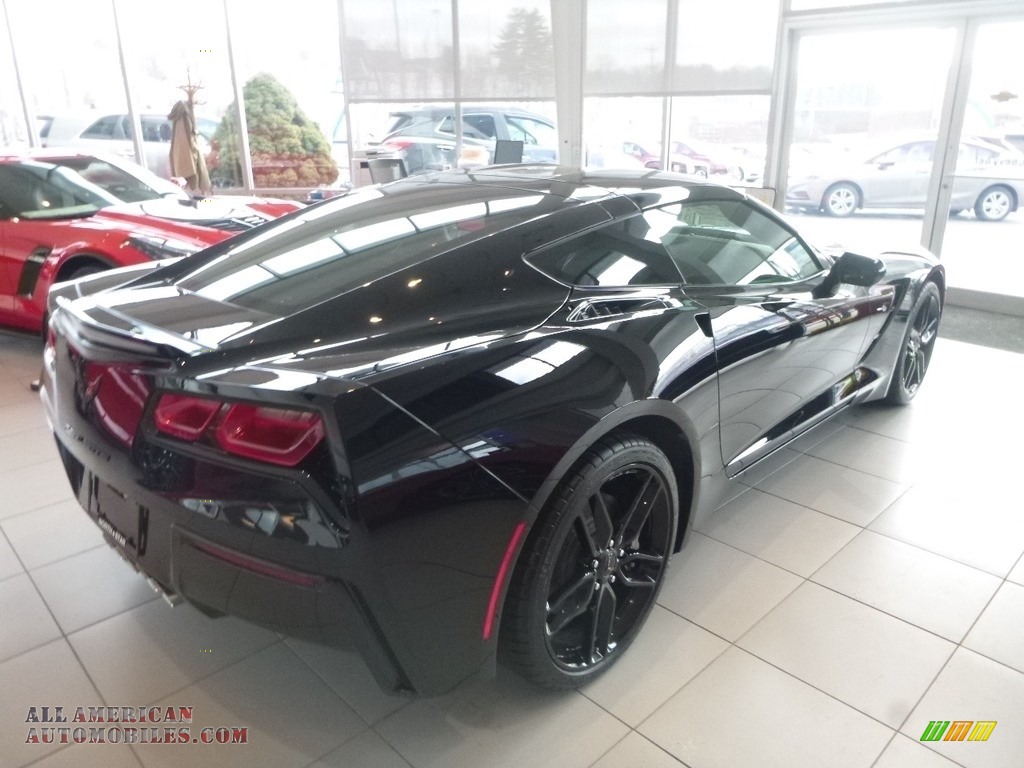 2019 Corvette Stingray Coupe - Black / Adrenaline Red photo #5