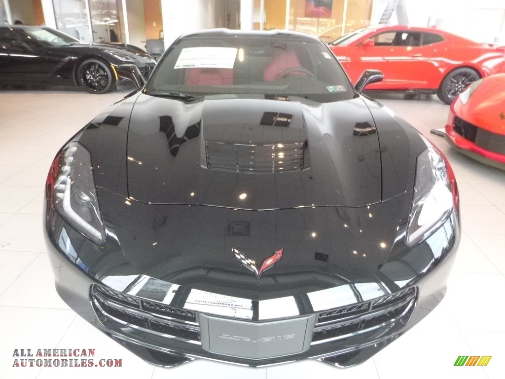 2019 Corvette Stingray Coupe - Black / Adrenaline Red photo #9