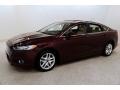 Ford Fusion SE 1.6 EcoBoost Bordeaux Reserve Red Metallic photo #3