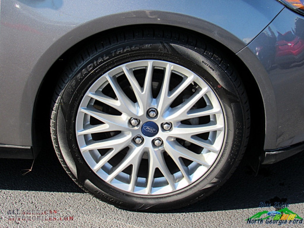 2014 Focus Titanium Sedan - Sterling Gray / Charcoal Black photo #9
