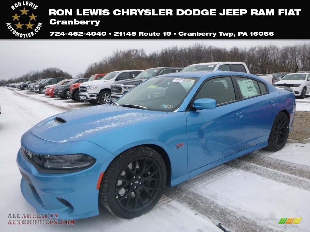 2019 Charger R/T Scat Pack - B5 Blue Pearl / Black photo #1