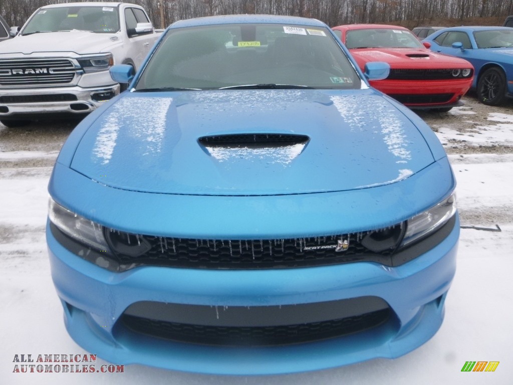 2019 Charger R/T Scat Pack - B5 Blue Pearl / Black photo #9