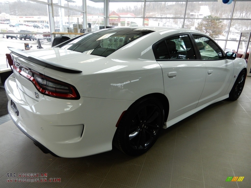 2019 Charger R/T Scat Pack - White Knuckle / Ruby Red/Black photo #5