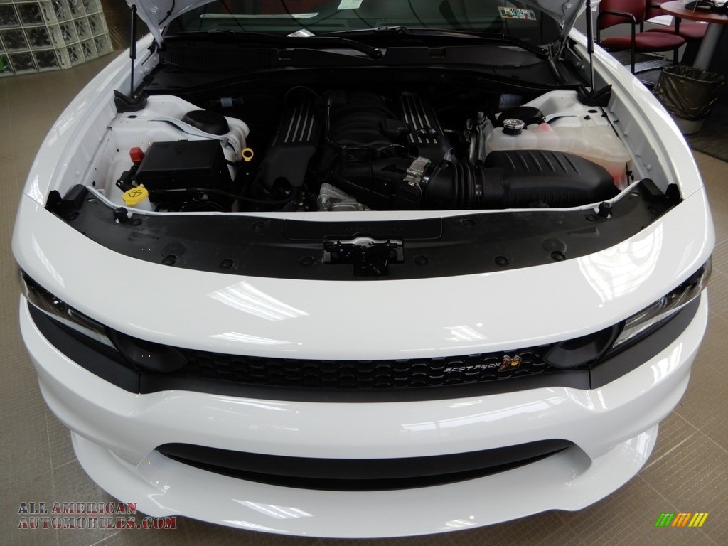 2019 Charger R/T Scat Pack - White Knuckle / Ruby Red/Black photo #20