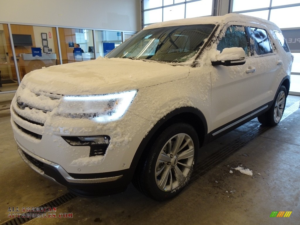 2019 Explorer Limited 4WD - White Platinum / Medium Black photo #4