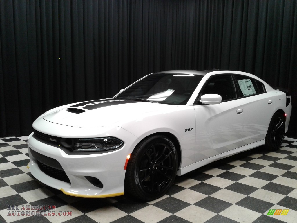 2019 Charger R/T Scat Pack - White Knuckle / Black photo #2