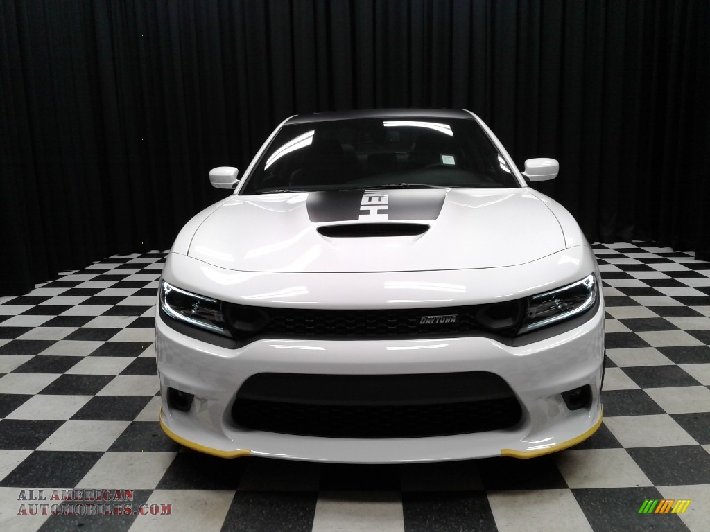 2019 Charger R/T Scat Pack - White Knuckle / Black photo #3