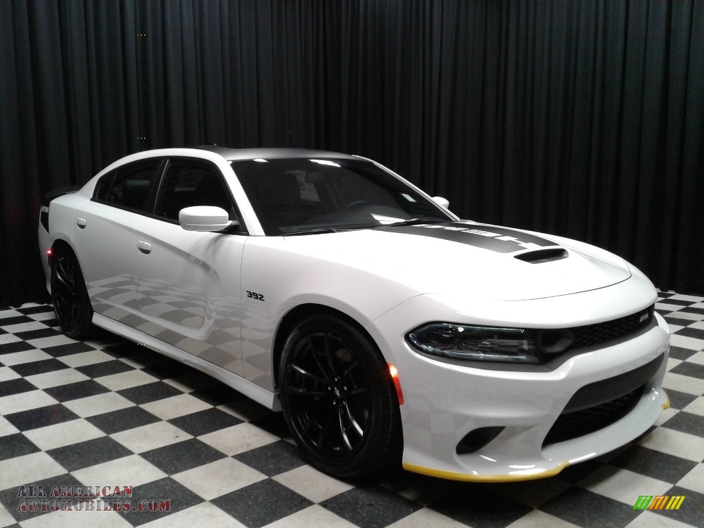 2019 Charger R/T Scat Pack - White Knuckle / Black photo #4