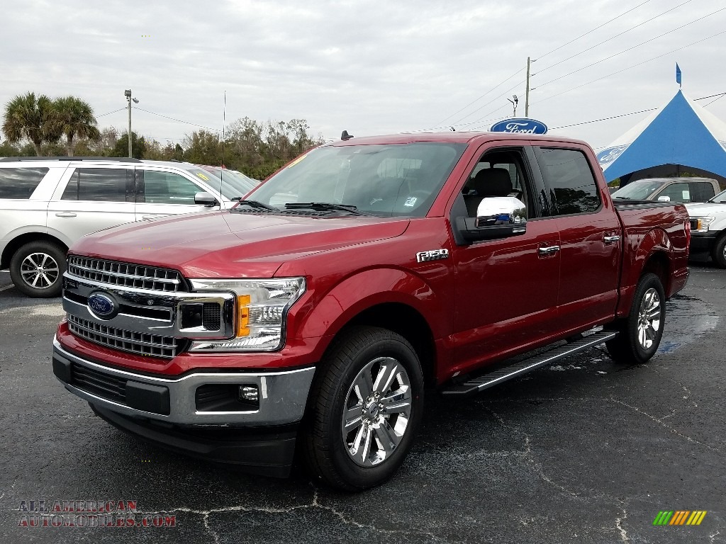 2019 F150 XLT SuperCrew - Ruby Red / Earth Gray photo #1