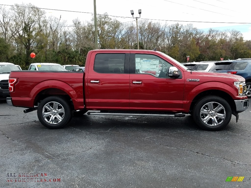 2019 F150 XLT SuperCrew - Ruby Red / Earth Gray photo #6