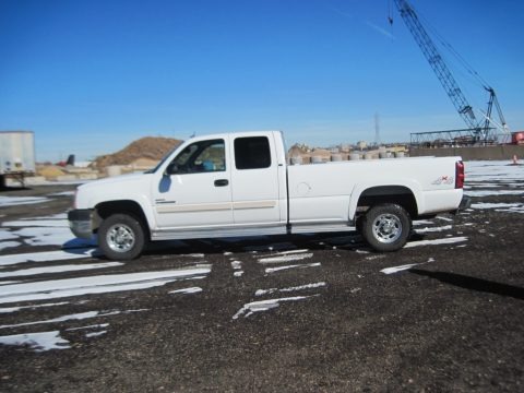 Summit White 2004 Chevrolet Silverado 2500HD LS Extended Cab 4x4