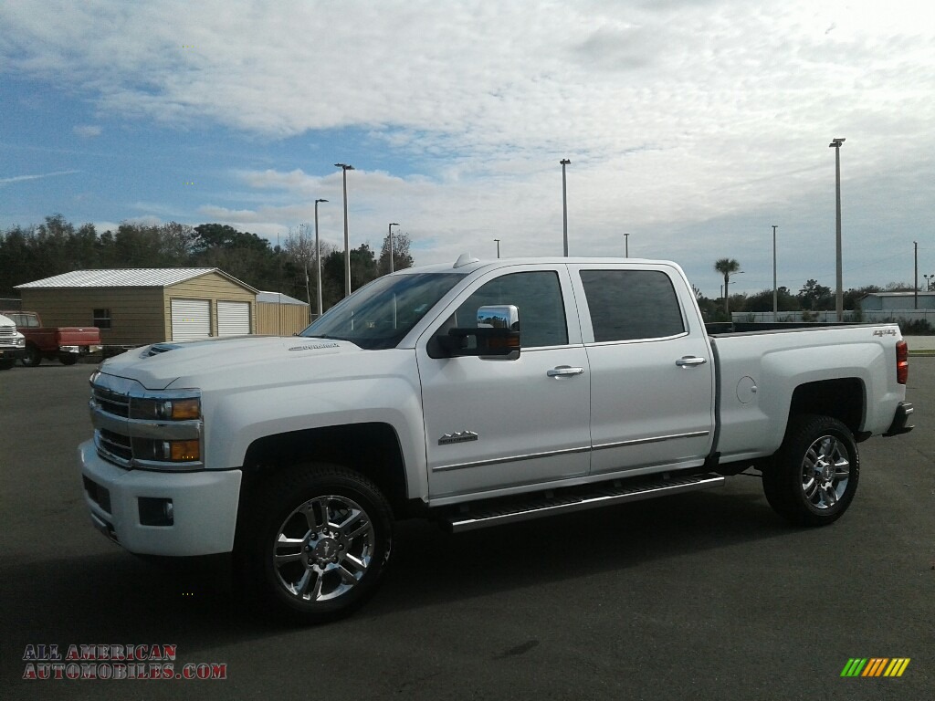 2019 Silverado 2500HD High Country Crew Cab 4WD - Iridescent Pearl Tricoat / High Country Saddle photo #1
