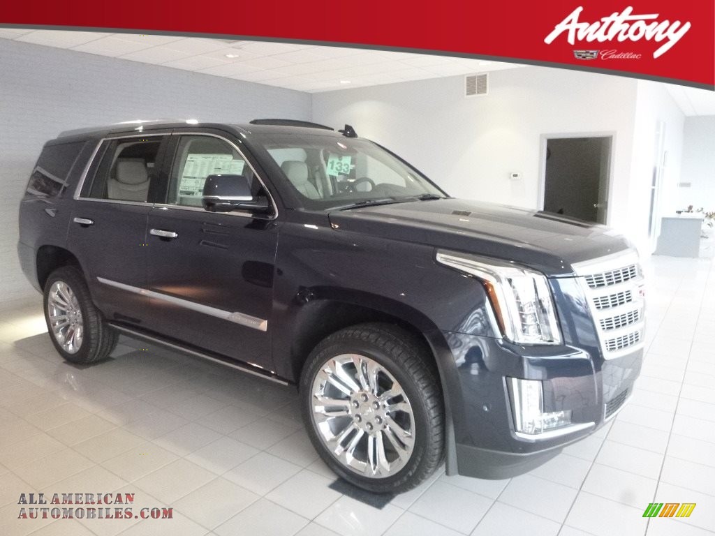 2019 Escalade Premium Luxury 4WD - Dark Adriatic Blue Metallic / Shale/Jet Black Accents photo #1