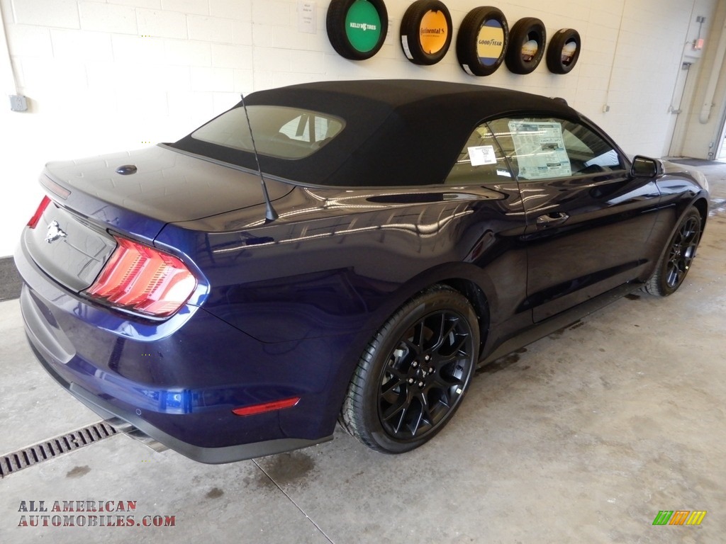 2019 Mustang EcoBoost Premium Convertible - Kona Blue / Ebony photo #2