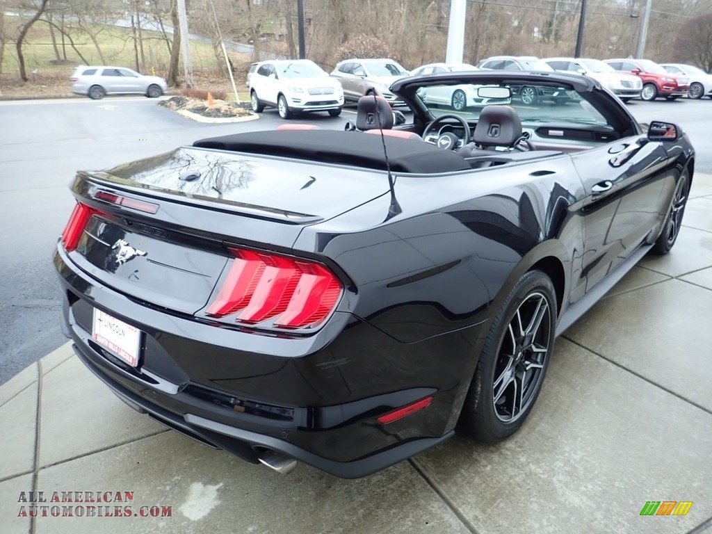 2018 Mustang EcoBoost Premium Convertible - Shadow Black / Showstopper Red photo #5