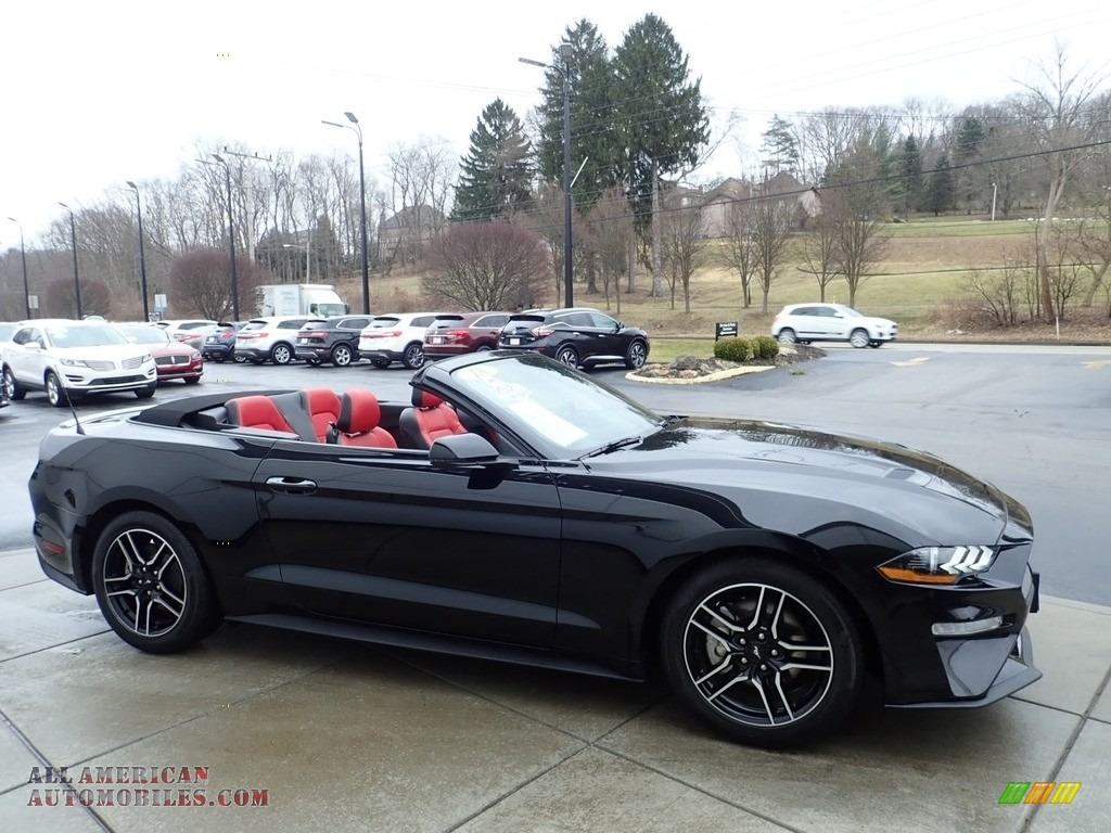 2018 Mustang EcoBoost Premium Convertible - Shadow Black / Showstopper Red photo #6