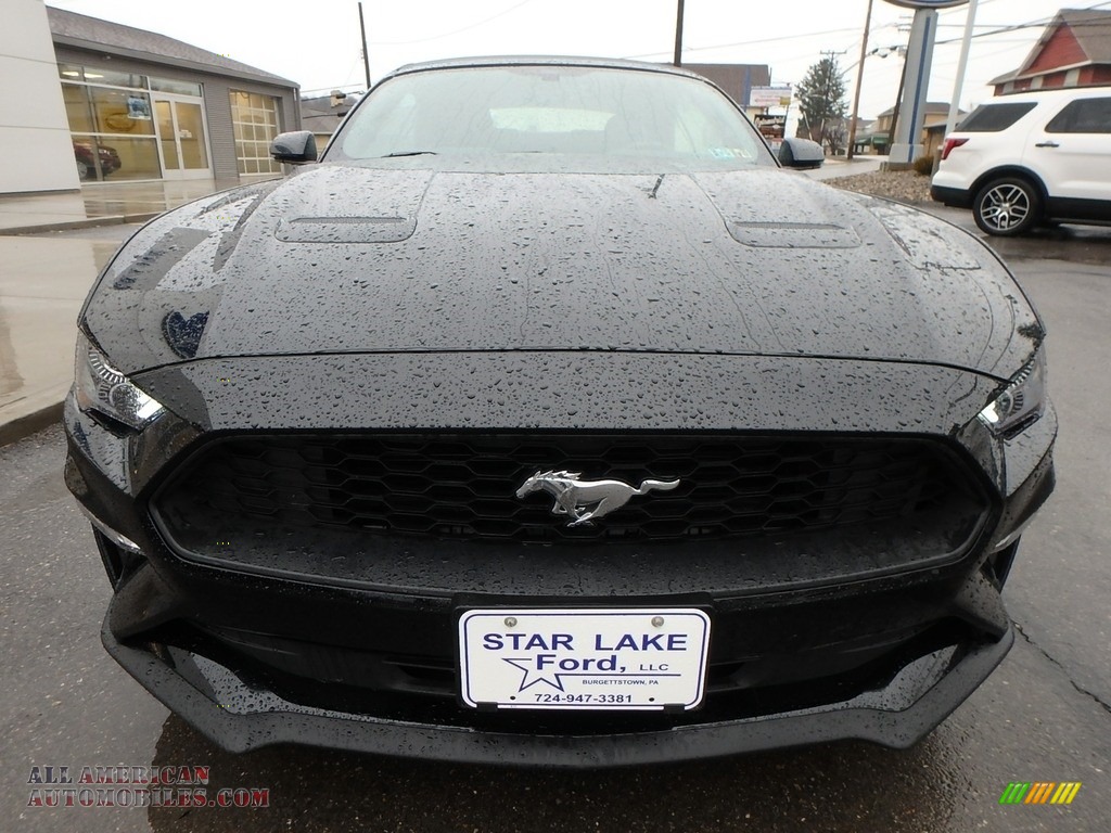 2018 Mustang EcoBoost Premium Convertible - Shadow Black / Ebony photo #2