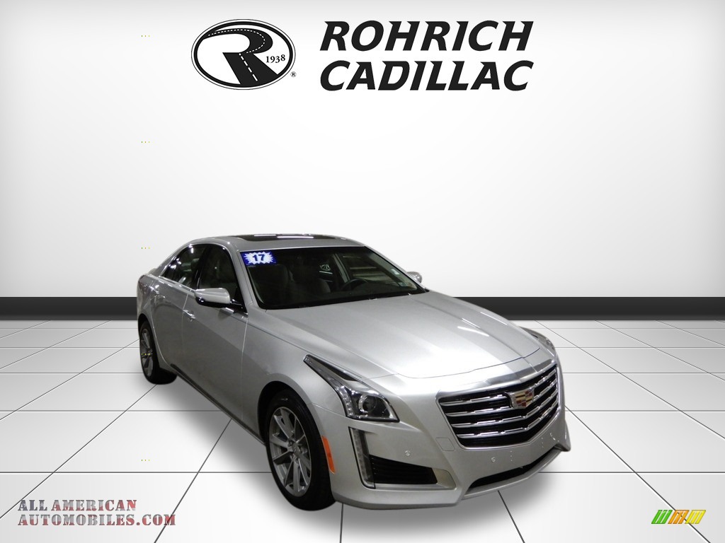 2017 CTS Luxury AWD - Radiant Silver Metallic / Very Light Cashmere w/Jet Black Accents photo #7