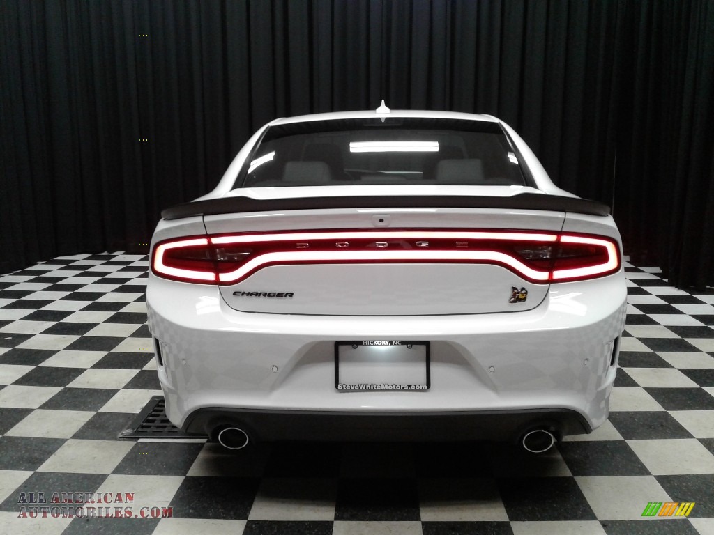 2019 Charger R/T Scat Pack - White Knuckle / Ruby Red/Black photo #7
