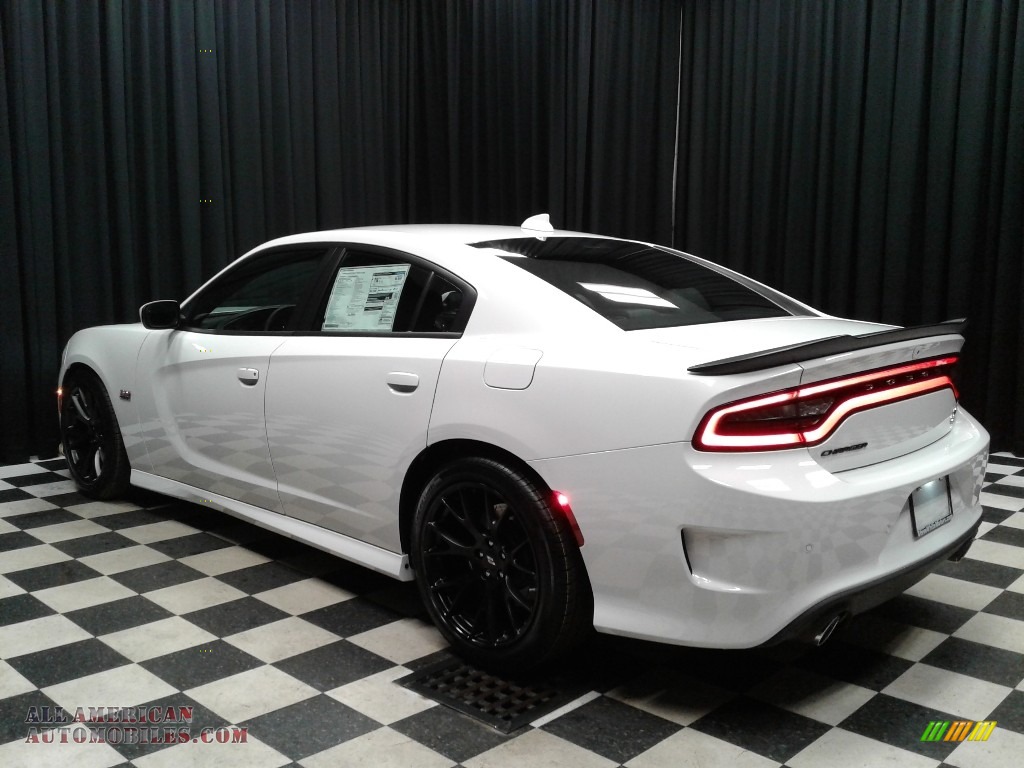 2019 Charger R/T Scat Pack - White Knuckle / Ruby Red/Black photo #8