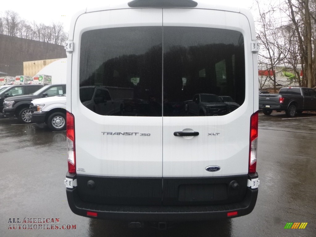 2019 Transit Passenger Wagon XLT 350 MR Long - Oxford White / Charcoal black photo #7