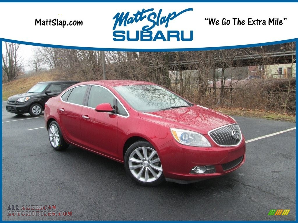 Crystal Red Tintcoat / Cashmere Buick Verano FWD