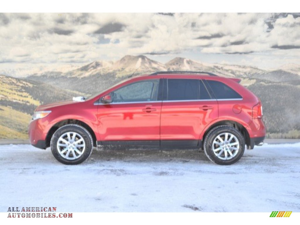 2012 Edge Limited AWD - Red Candy Metallic / Charcoal Black photo #6