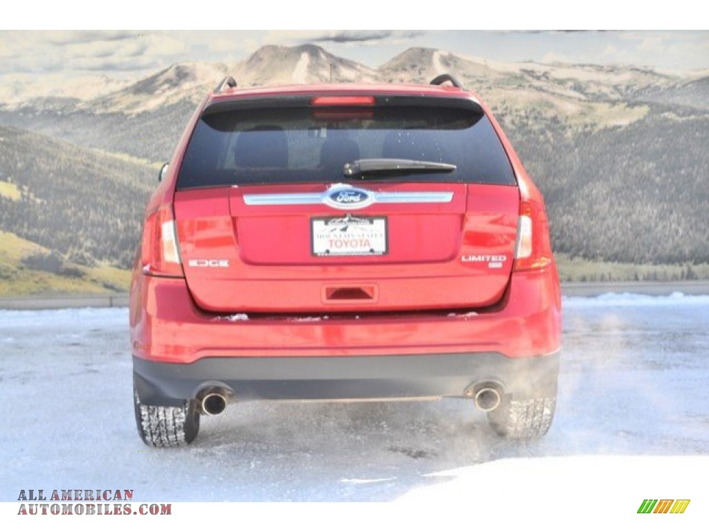 2012 Edge Limited AWD - Red Candy Metallic / Charcoal Black photo #8