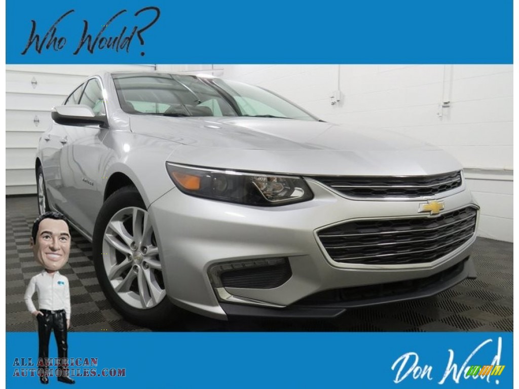 Silver Ice Metallic / Jet Black Chevrolet Malibu LT