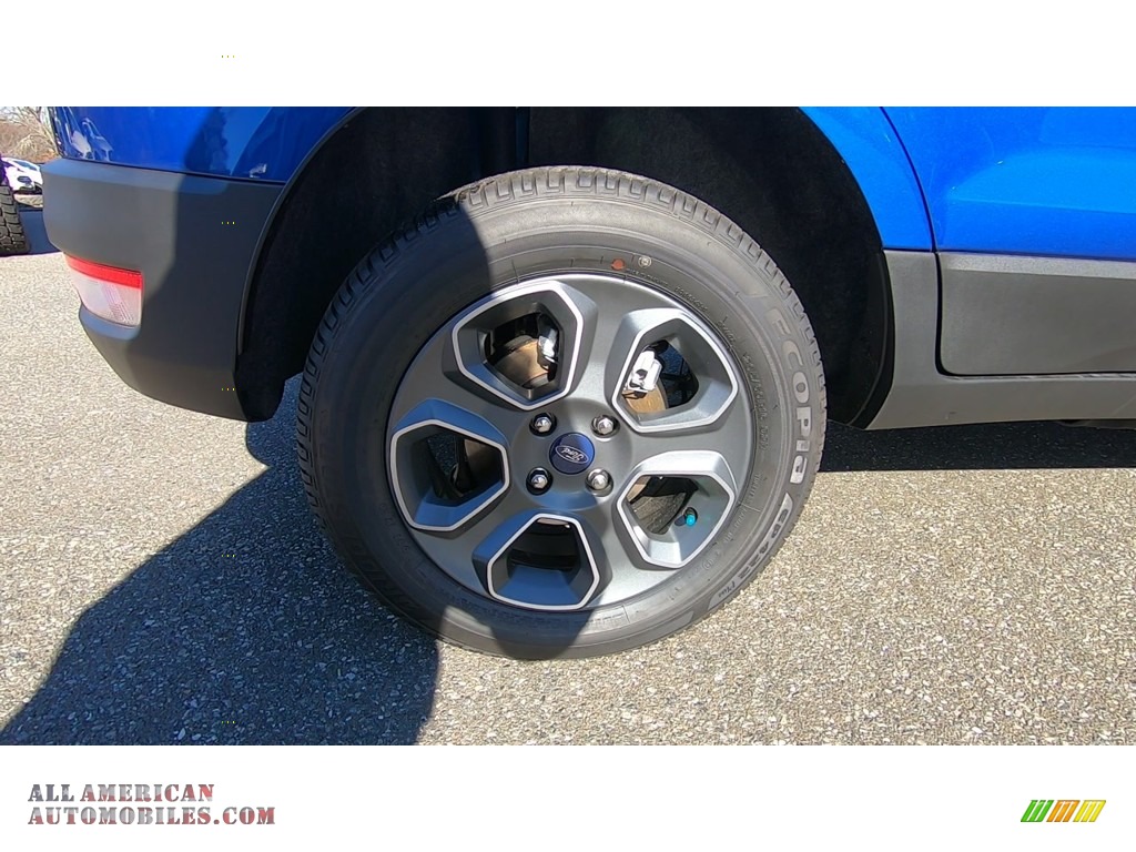2019 EcoSport S 4WD - Lightning Blue Metallic / Medium Stone photo #22
