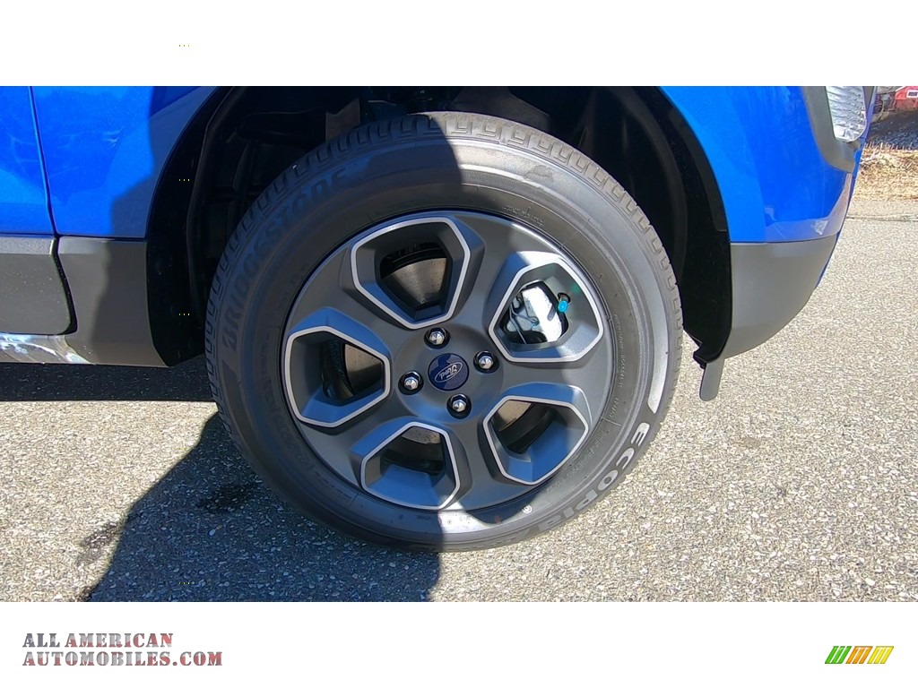 2019 EcoSport S 4WD - Lightning Blue Metallic / Medium Stone photo #26