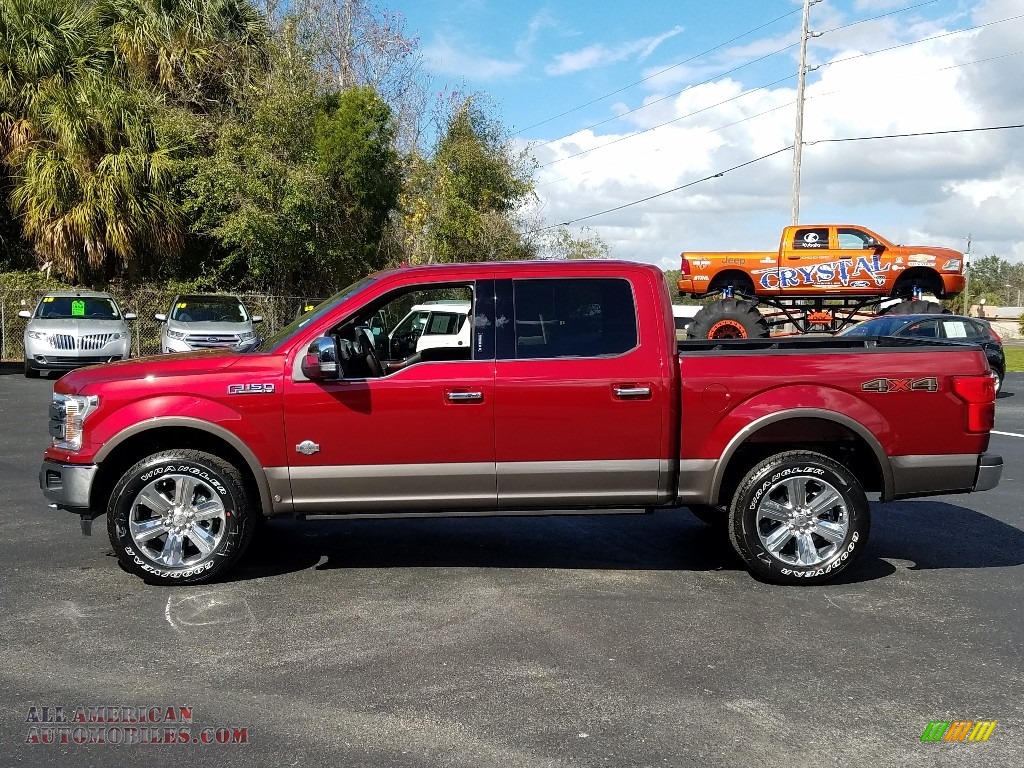 2019 F150 King Ranch SuperCrew 4x4 - Ruby Red / King Ranch Kingsville/Java photo #2